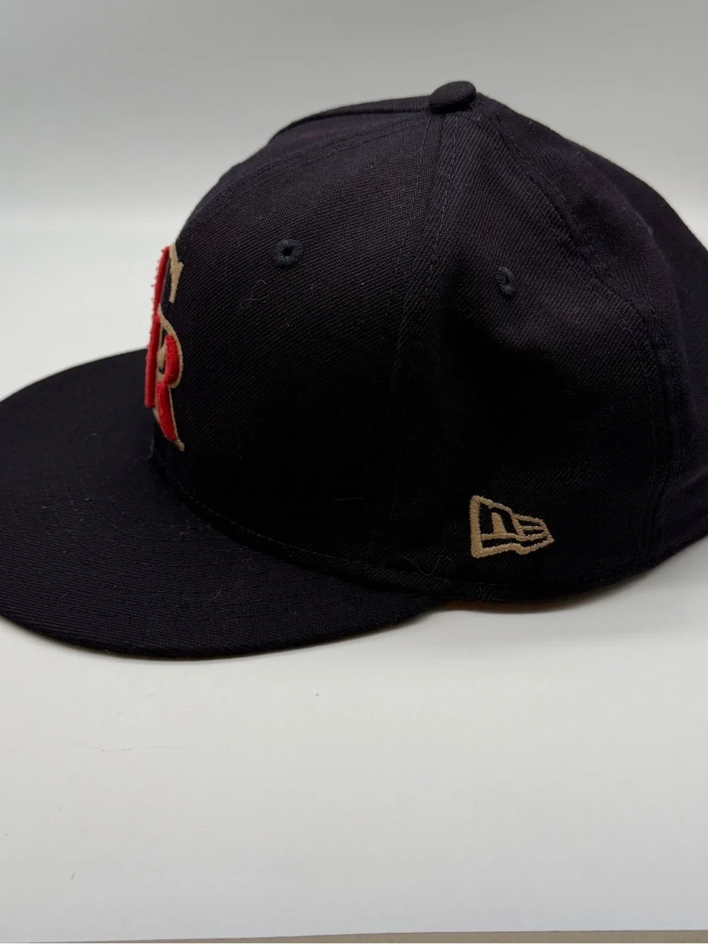 MLB Colorado Rockies Navy Red Cream Patch Cap